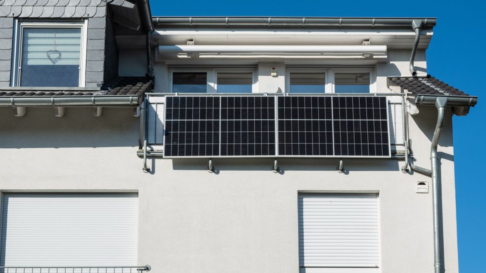 PV-Kleinsterzeugungsanlage auf einem Balkon