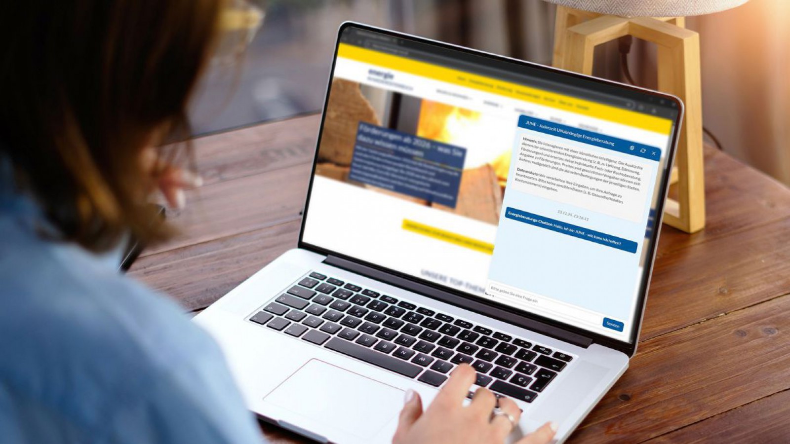 Energieberatungs-Chatbot JUNE