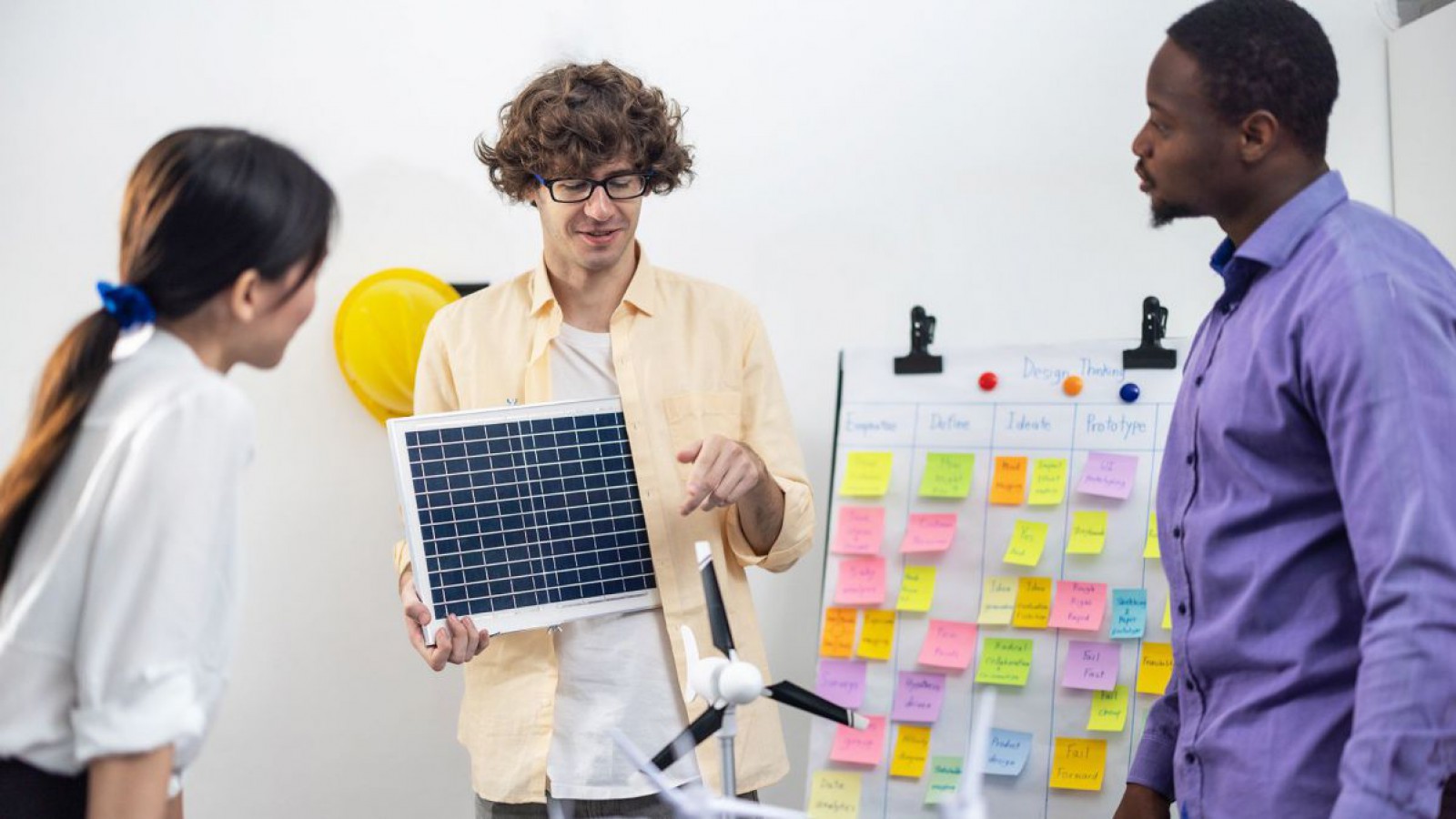 Besprechung zum Thema erneuerbare Energie