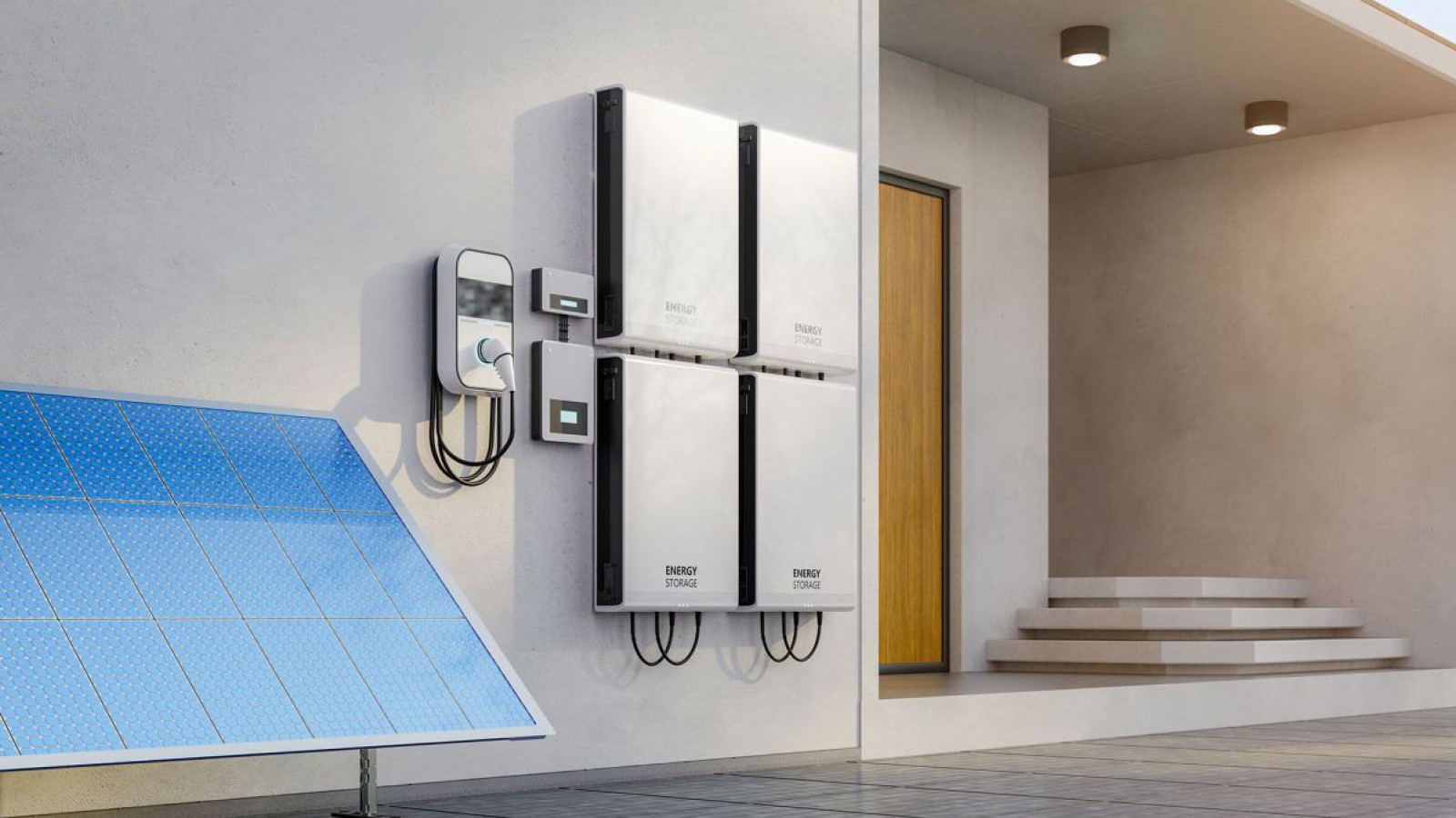 Stromspeicher mit PV-Anlage