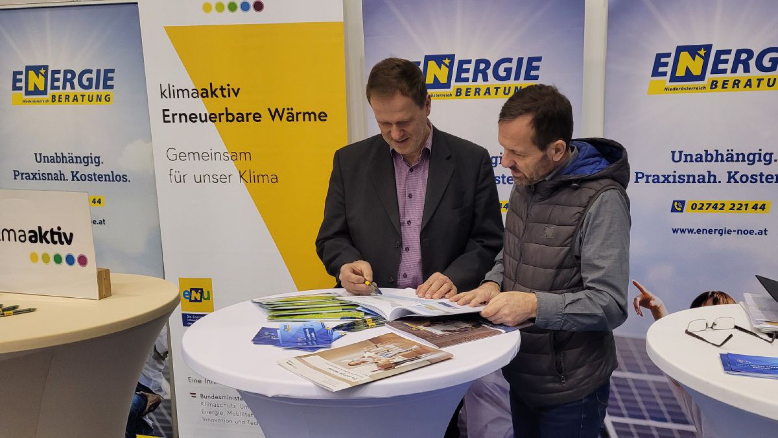 Energieberatung Nieder&ouml;sterreich Messestand