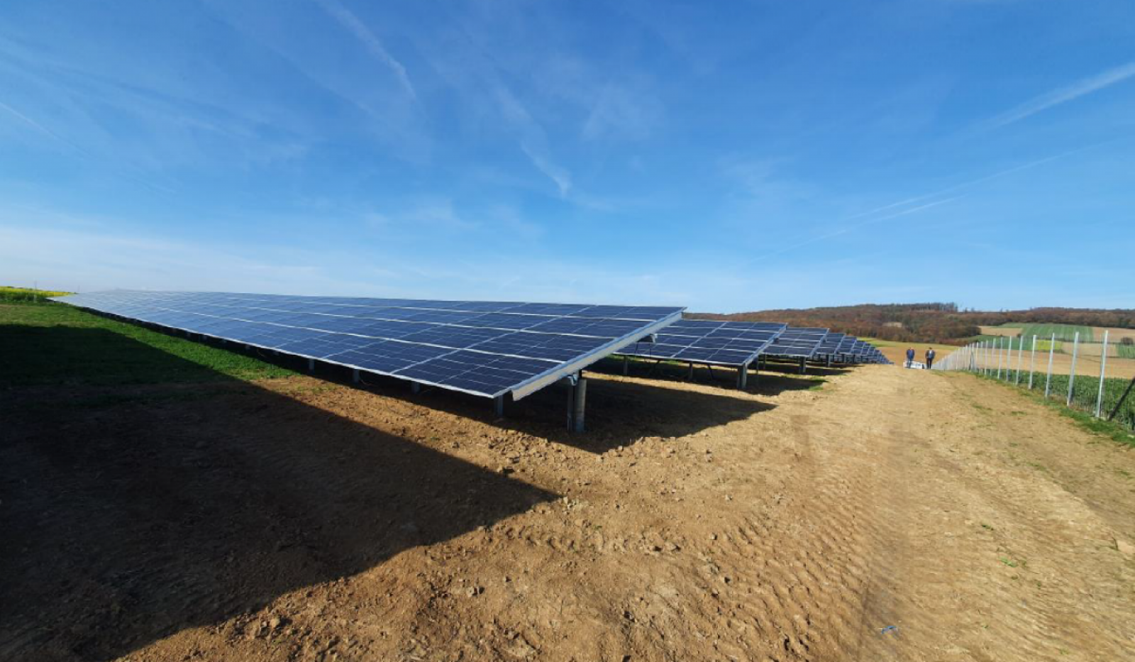 PV-Anlage auf einer ehemaligen Ackerfläche in Wimmersdorf