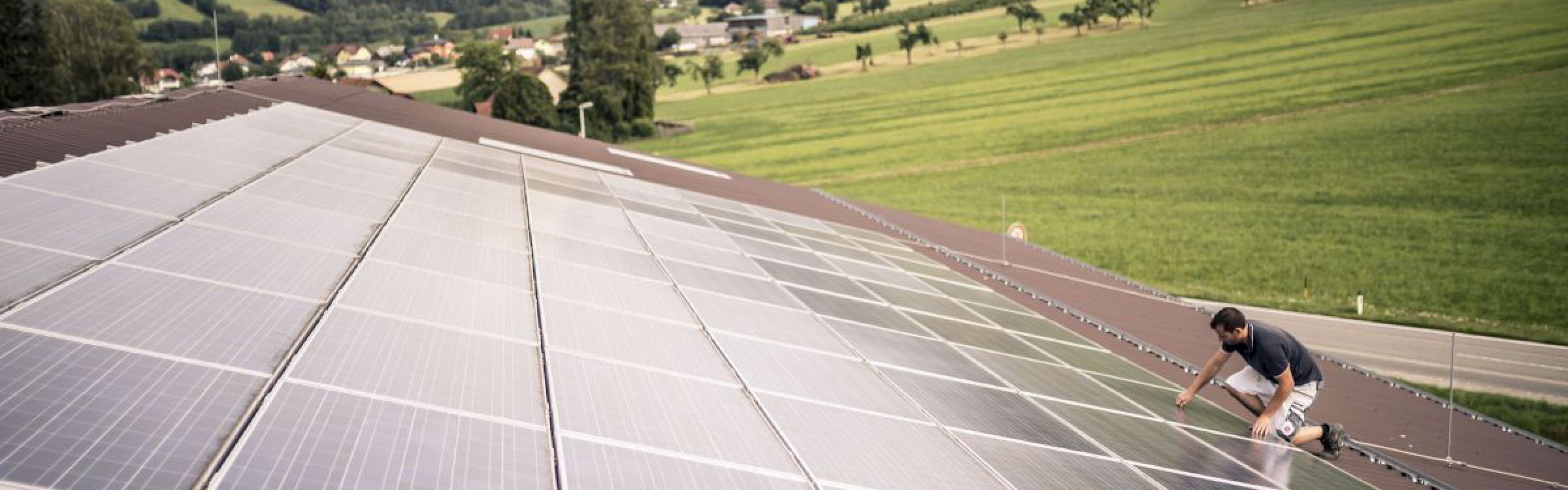 Photovoltaikanlagen sorgen für Erneuerbaren Strom.