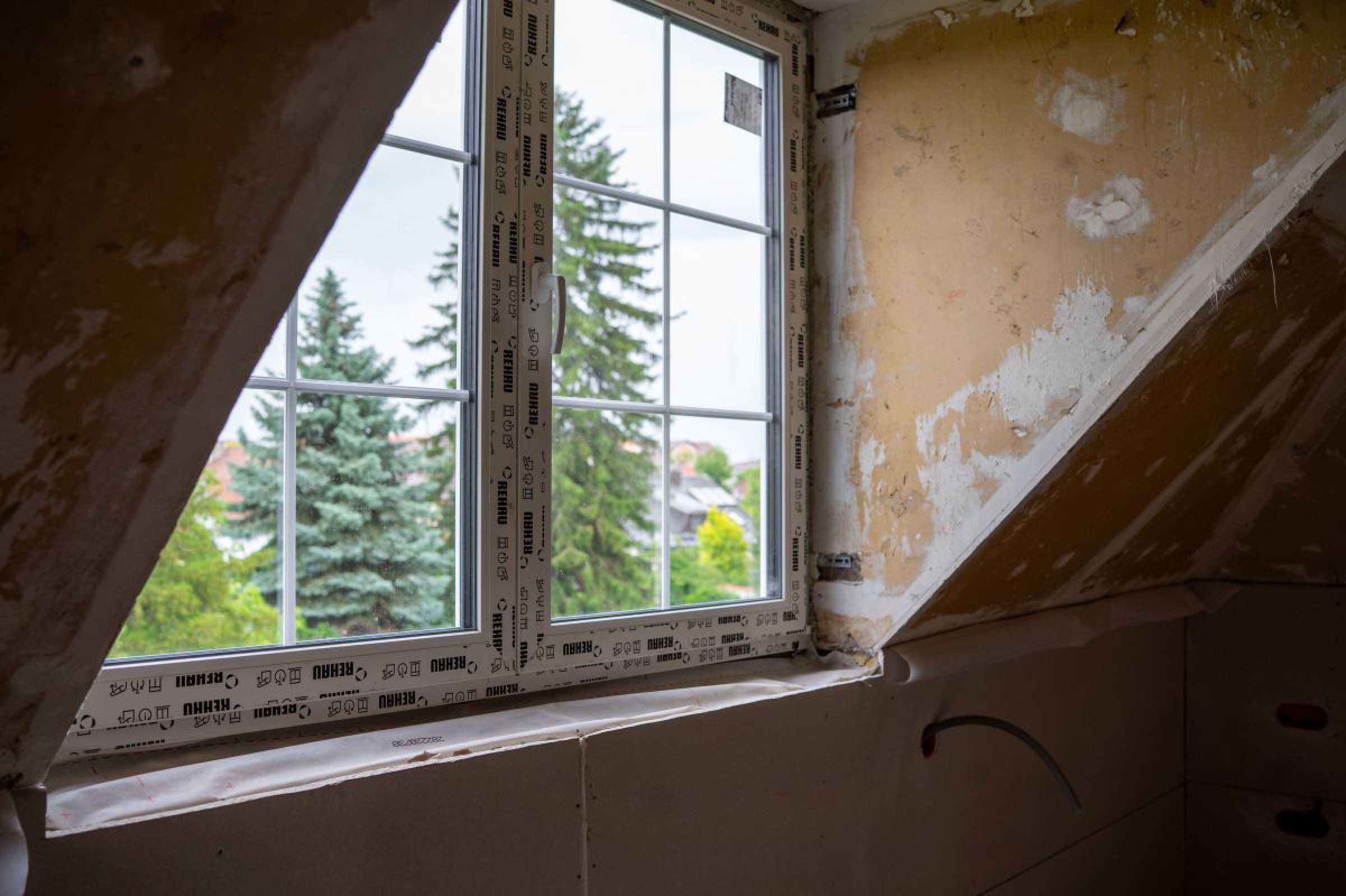 Neu eingebautes Fenster