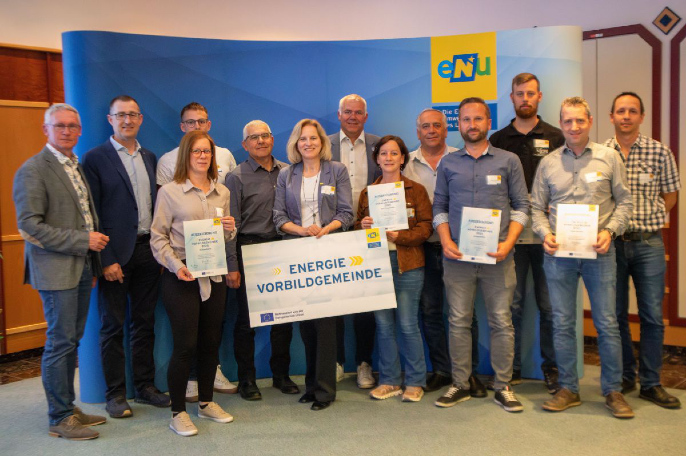 Energiebuchhaltungs-Vorbildgemeinden aus dem Bezirk Zwettl.