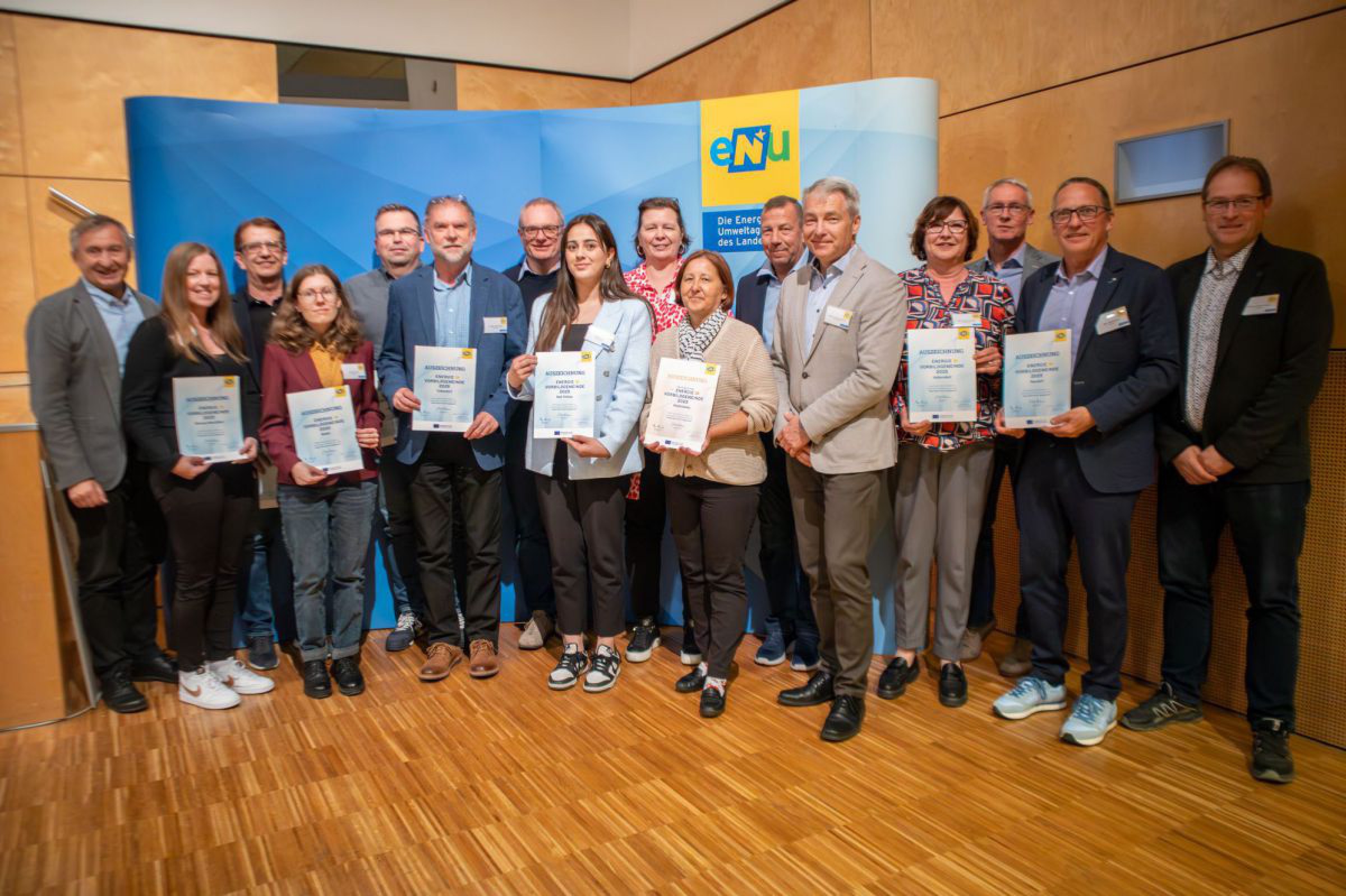 Energiebuchhaltungs-Vorbildgemeinden aus dem Bezirk Baden