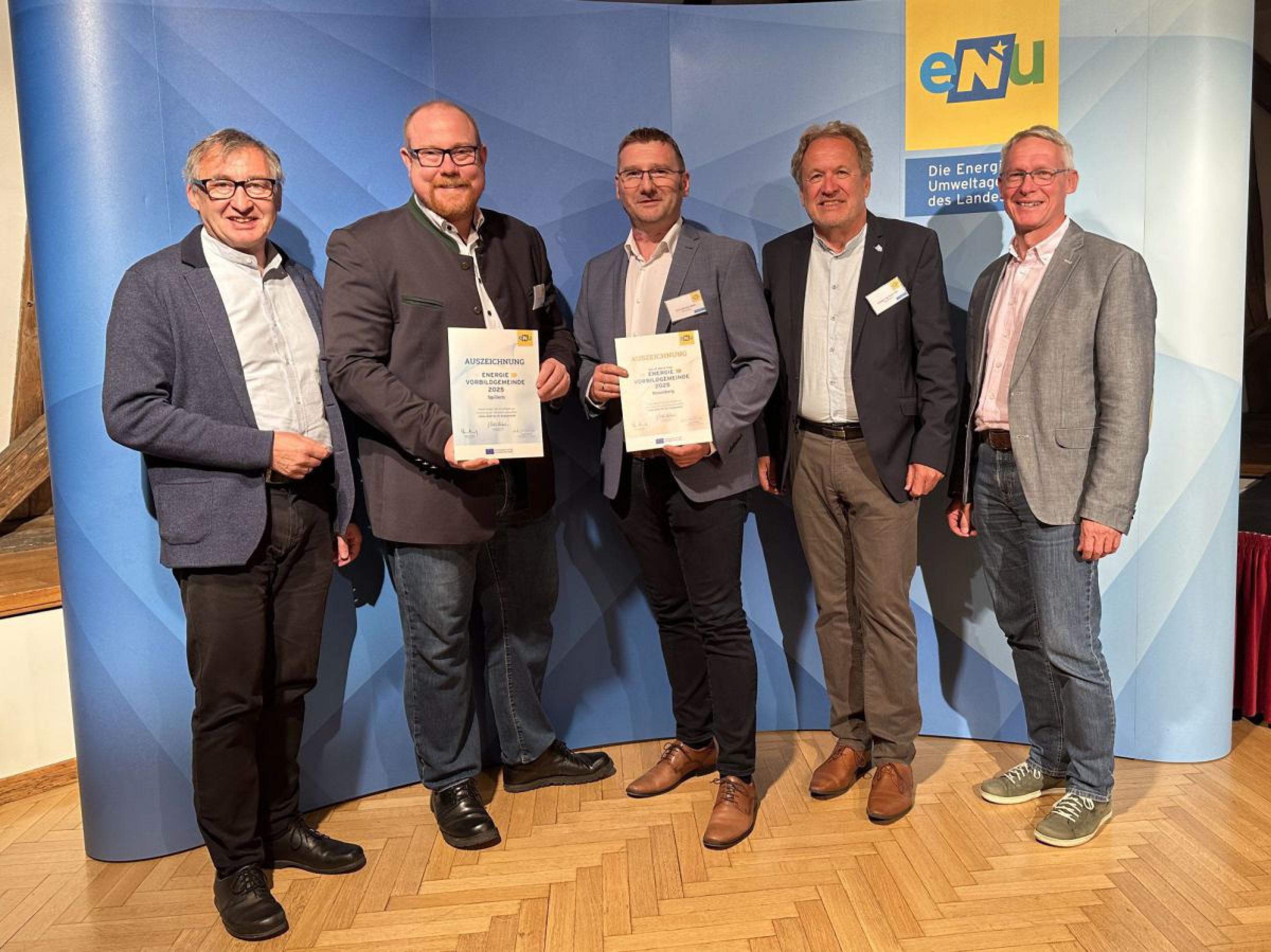 Energiebuchhaltungs-Vorbildgemeinden aus dem Bezirk Korneuburg.