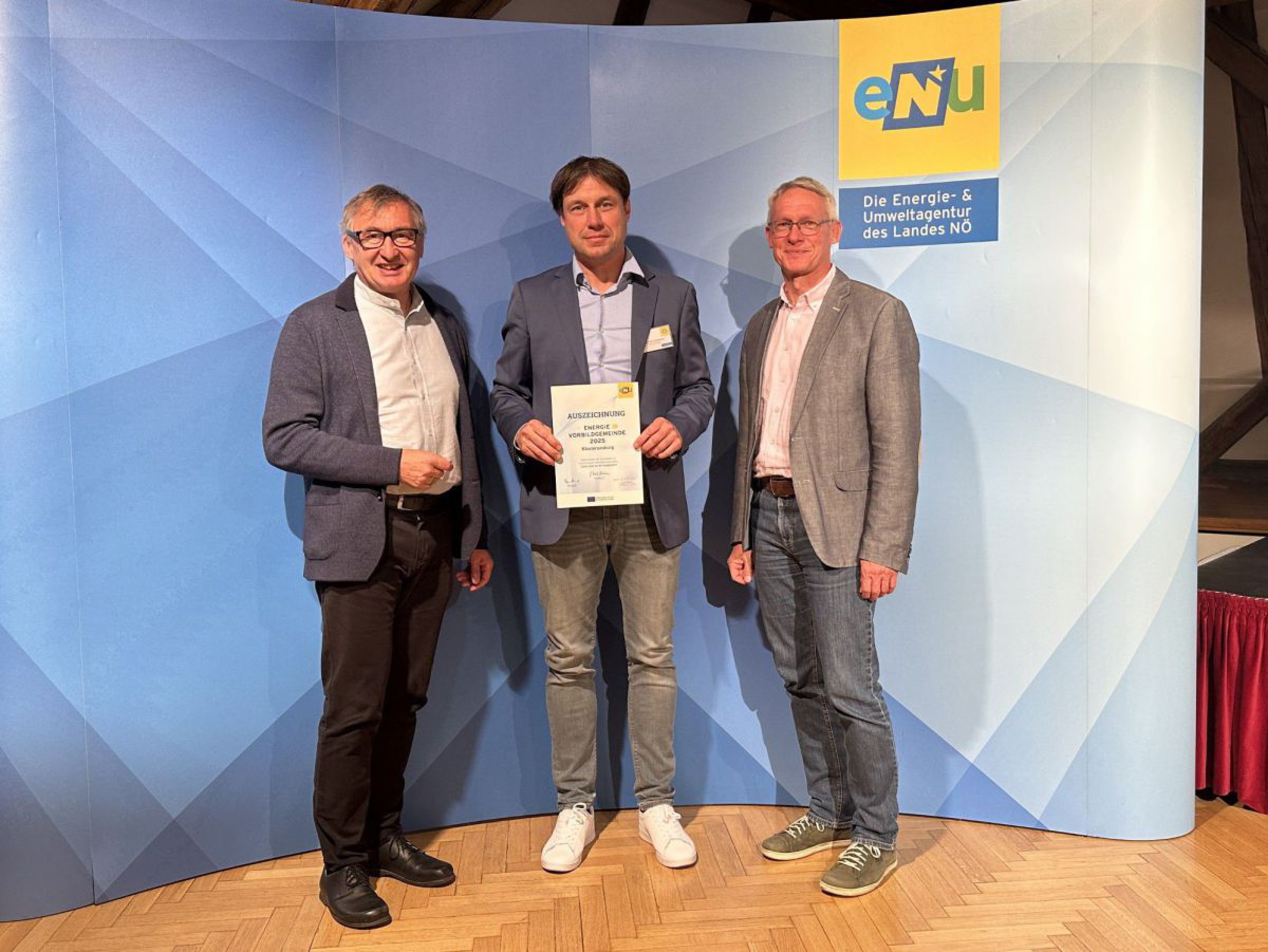 Energiebuchhaltungs-Vorbildgemeinden aus dem Bezirk Klosterneuburg.