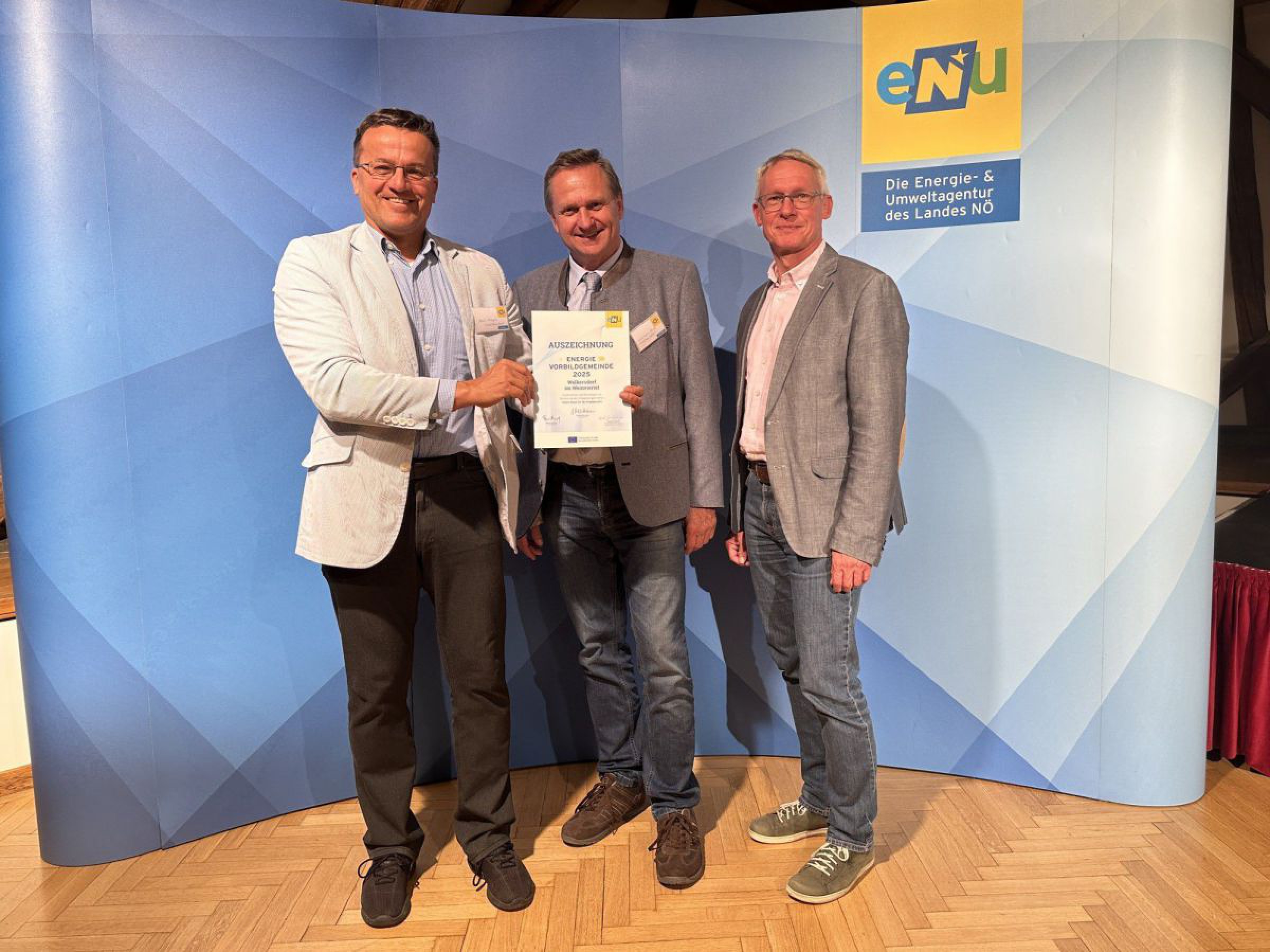 Energiebuchhaltungs-Vorbildgemeinde Wolkersdorf im Weinviertel