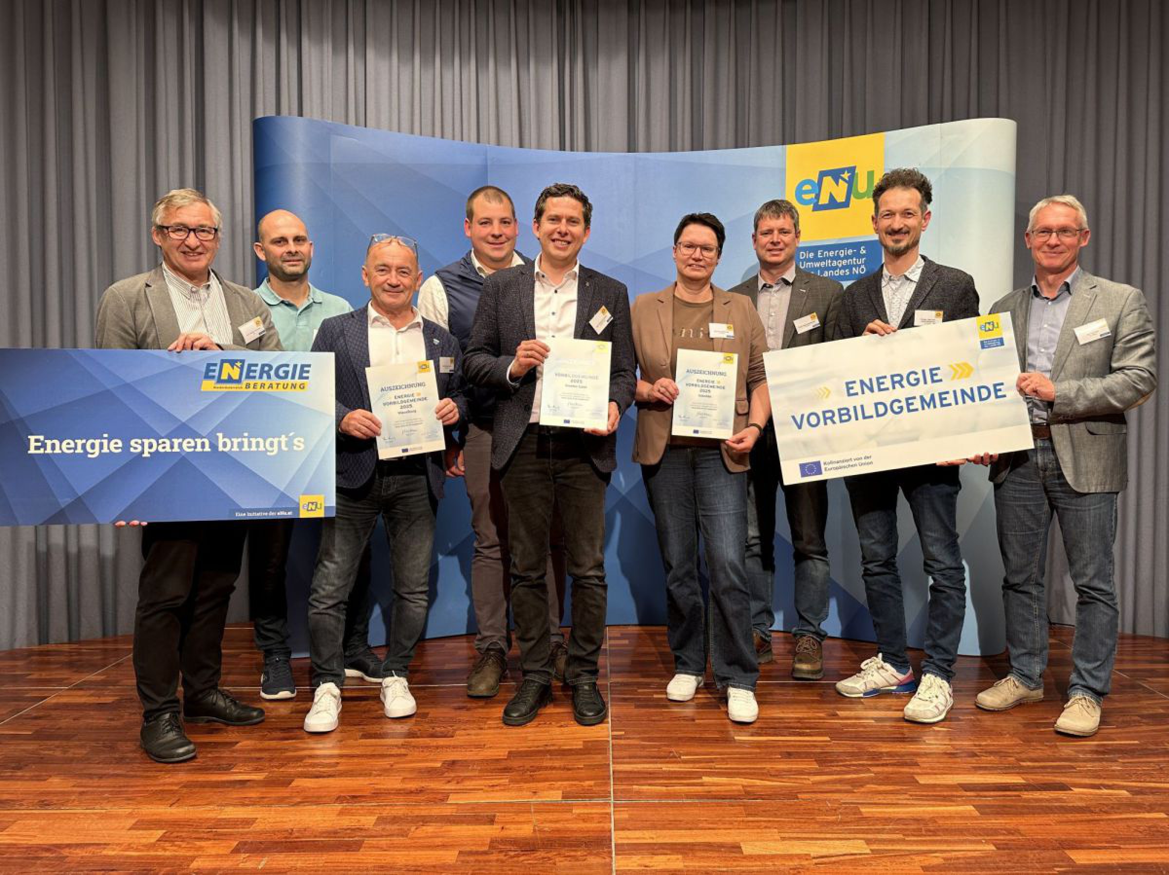 Energiebuchhaltungs-Vorbildgemeinden aus dem Bezirk Scheibbs