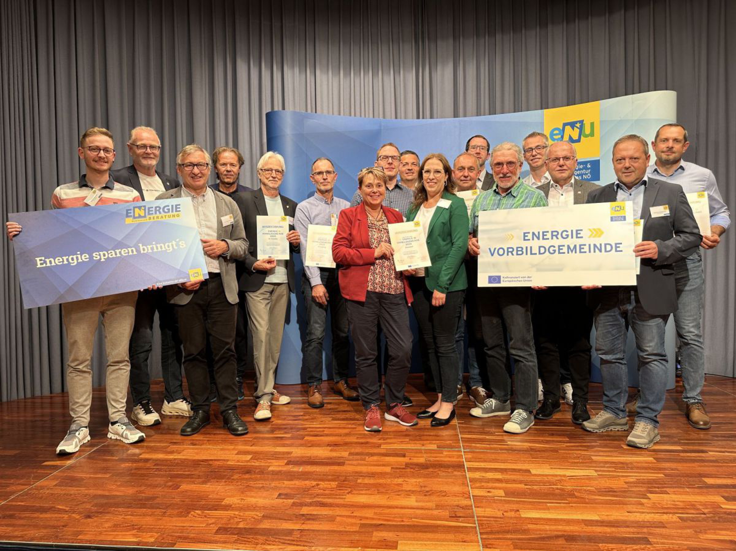 Energiebuchhaltungs-Vorbildgemeinden aus dem Bezirk Haag-St. Valentin