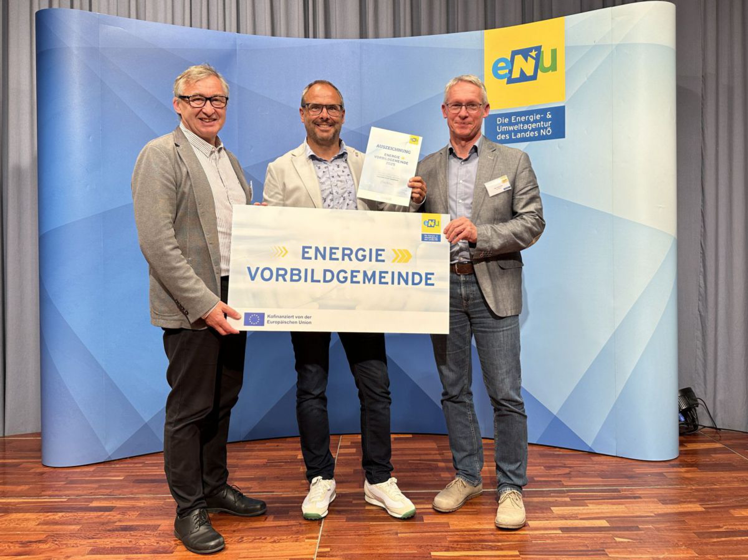 Energiebuchhaltungs-Vorbildgemeinden aus dem Bezirk Herzogenburg