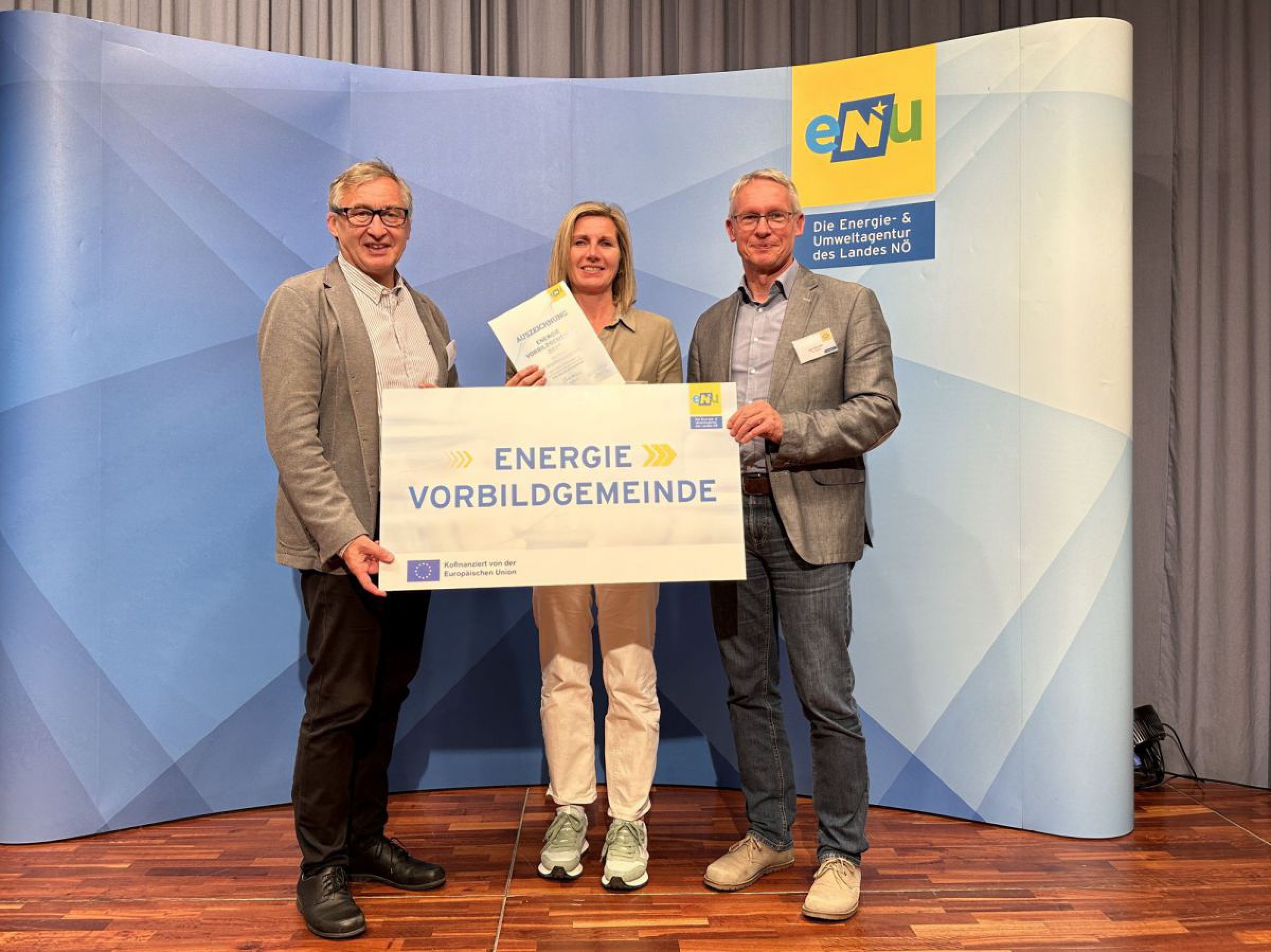 Energiebuchhaltungs-Vorbildgemeinden aus dem Bezirk Krems