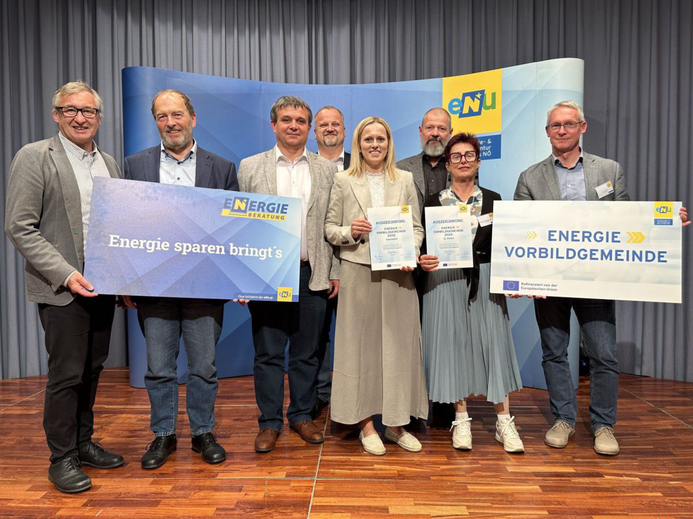 Energiebuchhaltungs-Vorbildgemeinden aus dem Bezirk St. P&ouml;lten