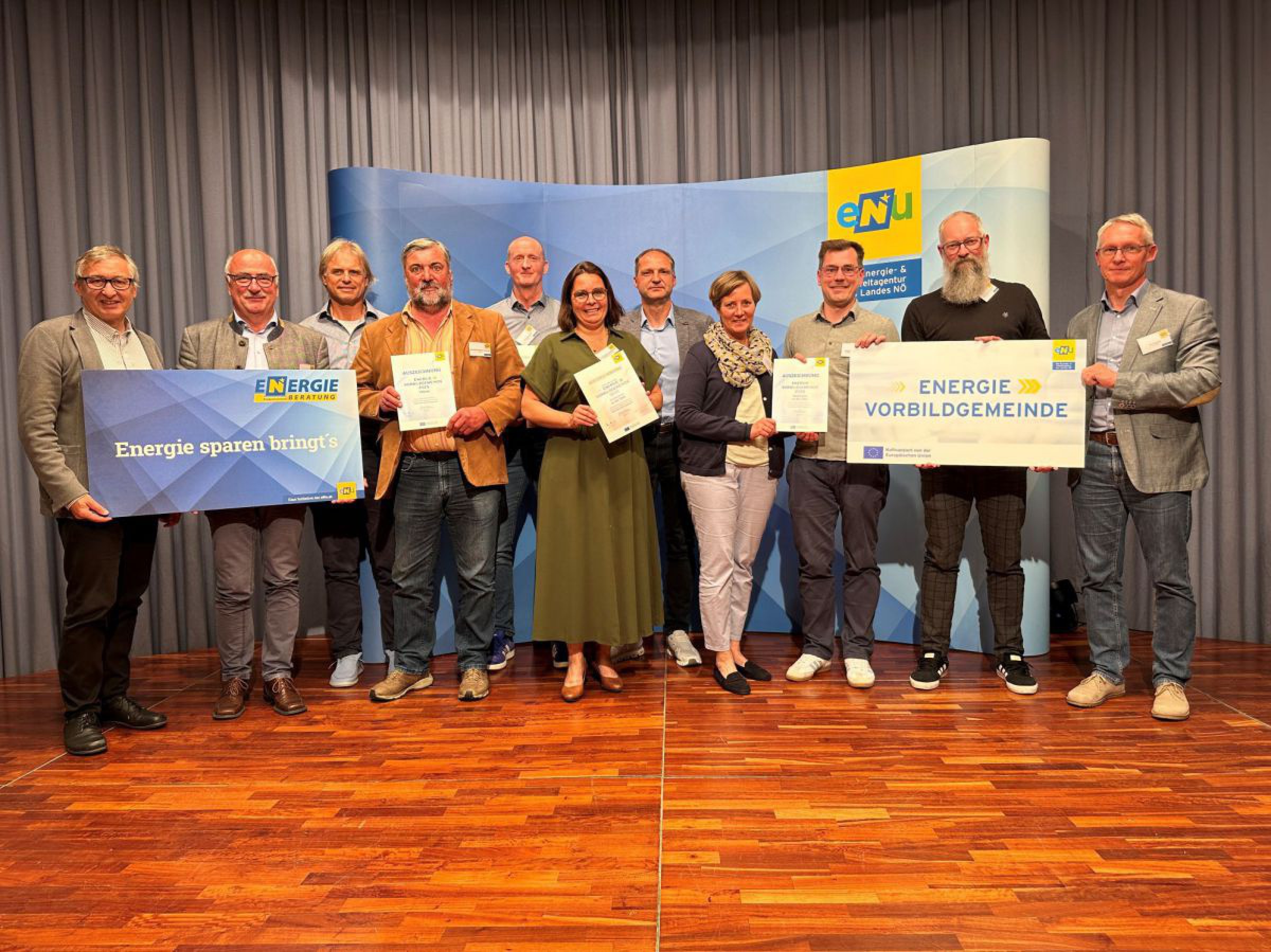 Energiebuchhaltungs-Vorbildgemeinden aus dem Ybbstal.