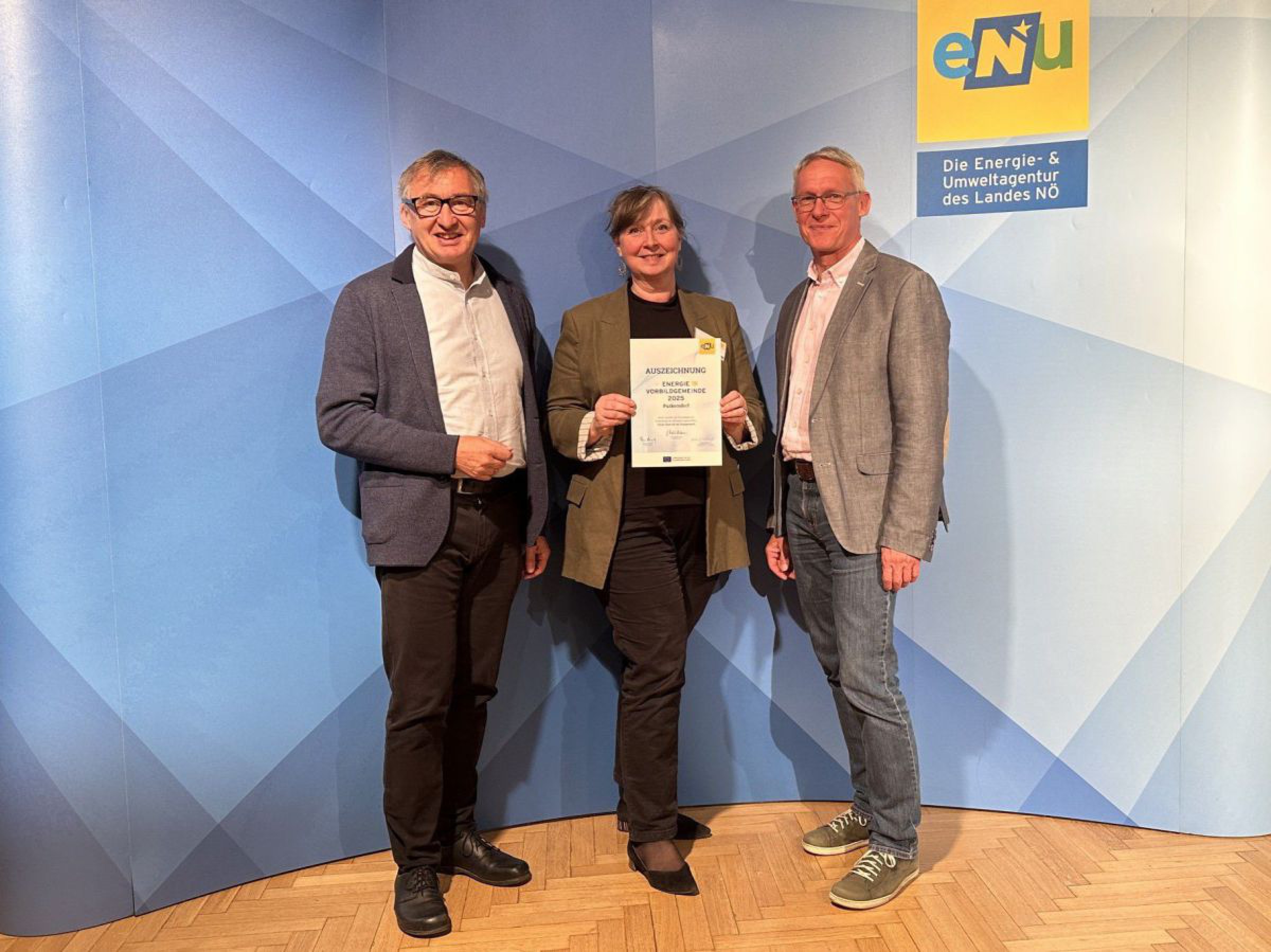 Energiebuchhaltungs-Vorbildgemeinden aus dem Bezirk Purkersdorf.