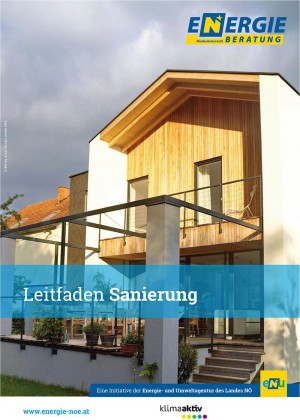 Cover der Broschüre "Leitfaden Sanierung"