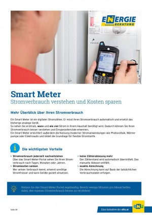 Infoblatt Smart Meter Titelblatt