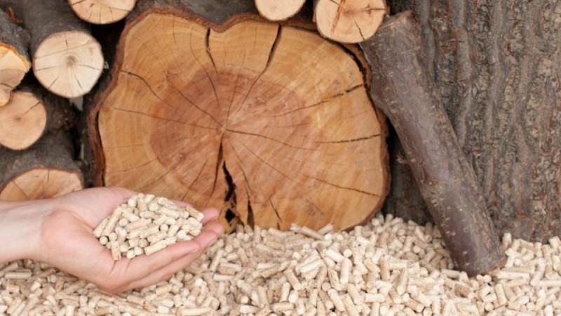 Pellets und Holz