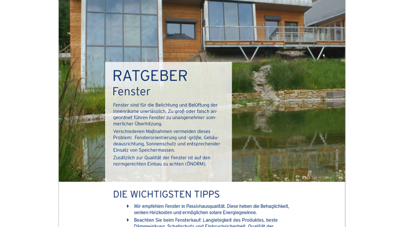 Cover des Ratgebers Fenster